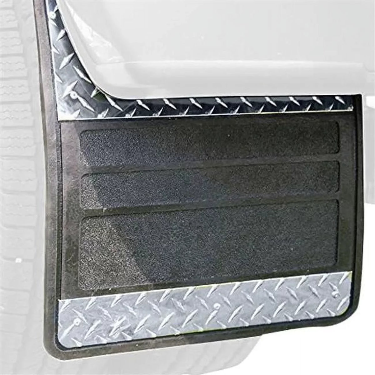 Classic Series Dually Wheel Rubber Mud Flap. 19 x 25 in