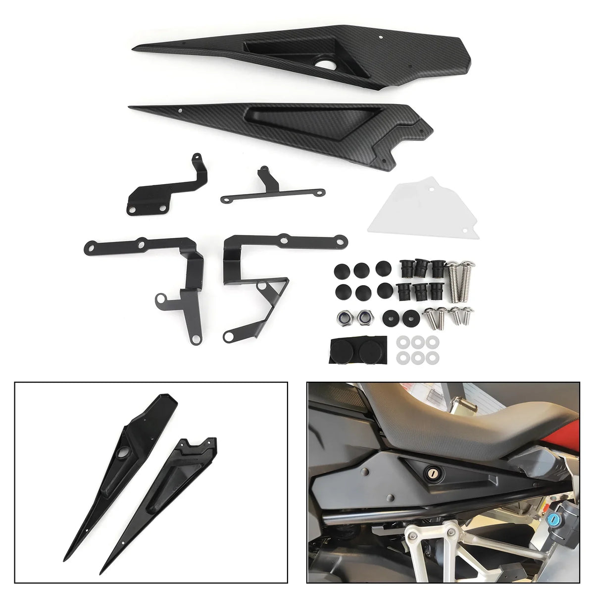 Frame Side shield Trim Carbon For  F750GS F850GS 2018-2019