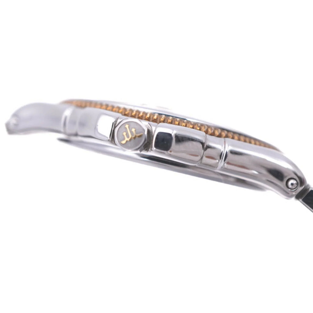 Pre-Owned Seiko Credor Pacific 8J82-6A20 quartz watch K18/SS silver/gold (Fair)