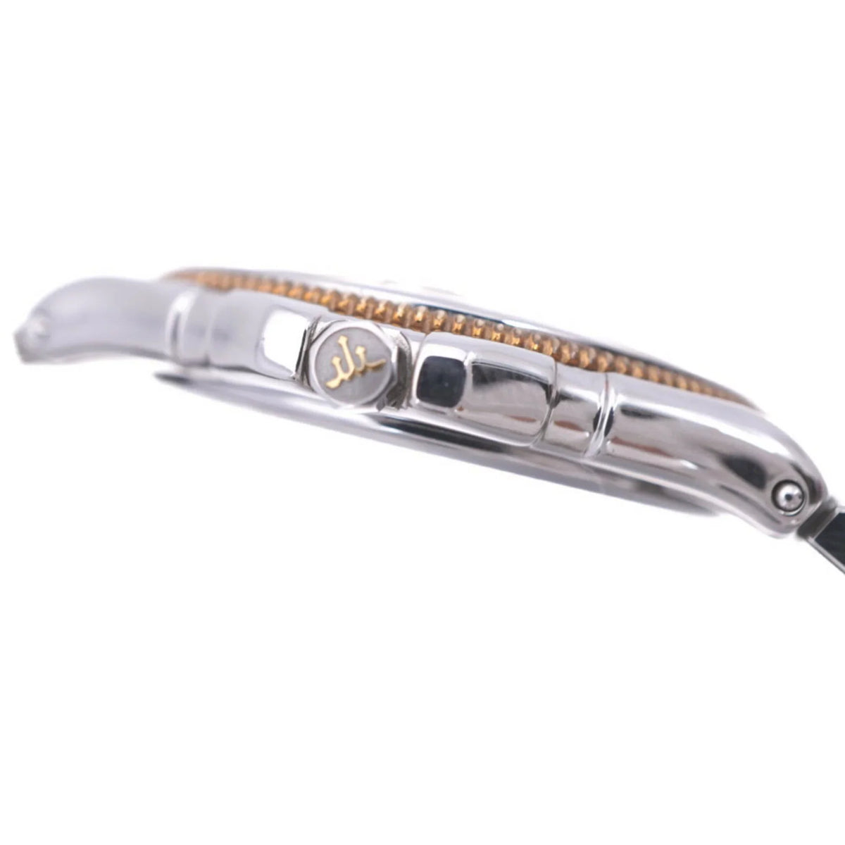 Pre-Owned Seiko Credor Pacific 8J82-6A20 quartz watch K18/SS silver/gold (Fair)