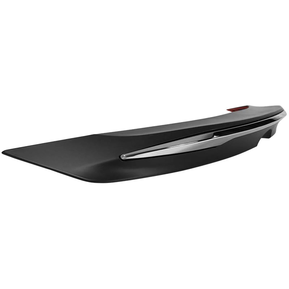 Ikon Motorsports appropriate with 18-23  Camry LE MD Style Rear Trunk Spoiler Wing With Chrome Trim 2018 2019 2020 2021