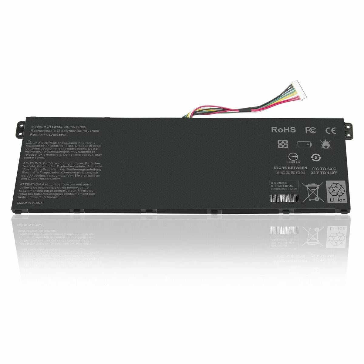 AC14B13J Laptop Battery for  Chromebook CB3-531 CB5-571 CB3-111 C810 C910