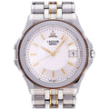 Pre-Owned Seiko Credor Pacific 8J82-6A20 quartz watch K18/SS silver/gold (Fair)