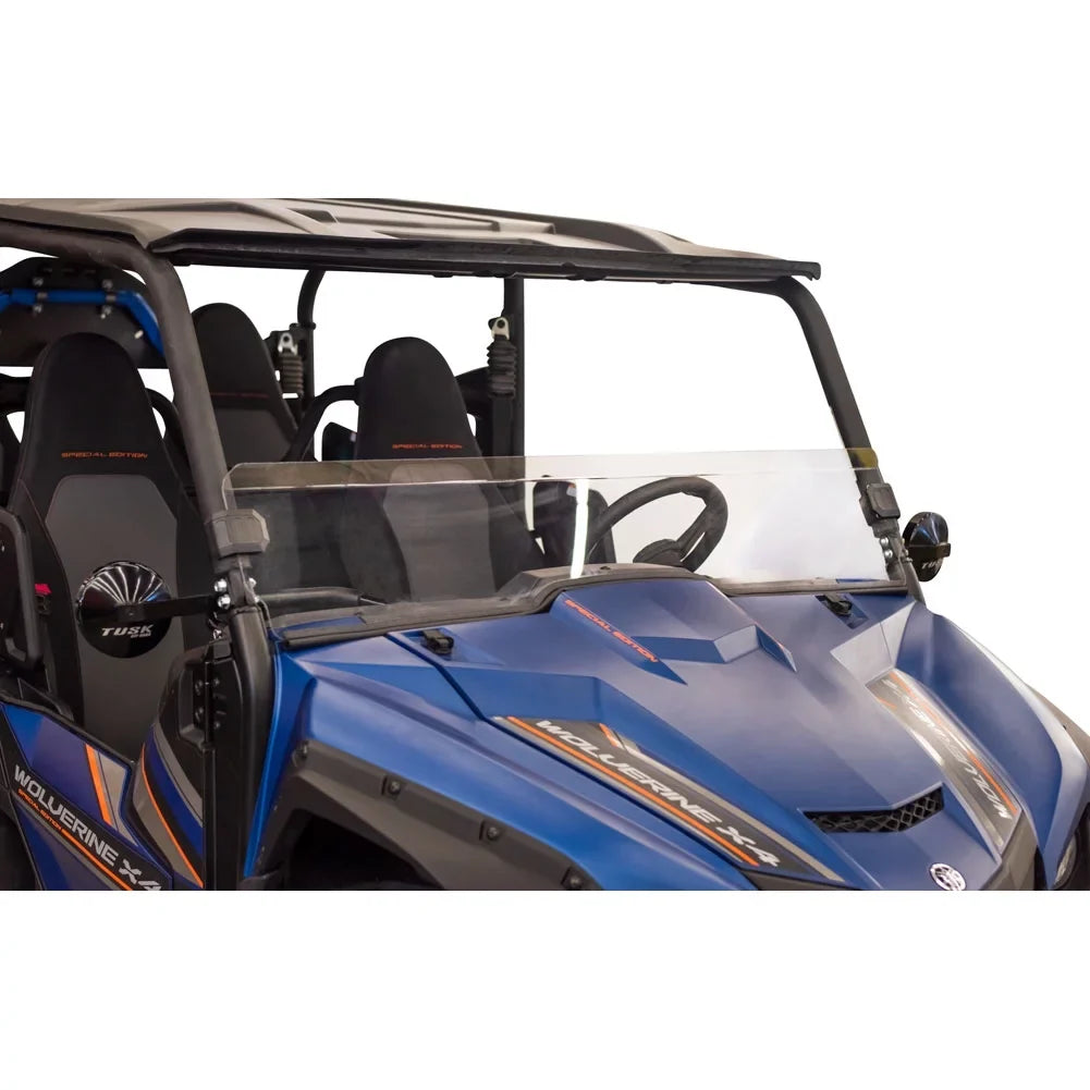 Tusk Removable Half Windshield Clear - Scratch immune For Yamaha Wolverine X4 XT-R 2020