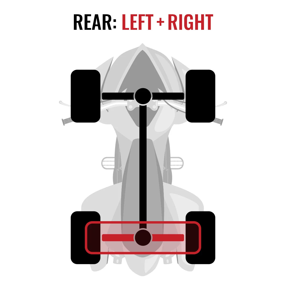 2 pc Sixity XT Rear Left Right Axle suitable with Can-Am Outlander 1000 2015 - EFI 4X4
