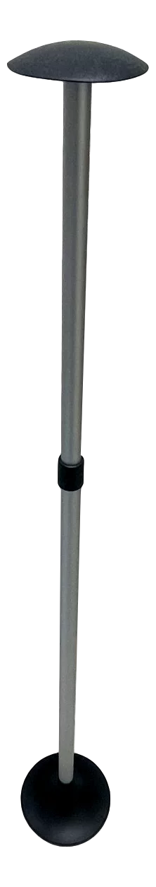 Pactrade Marine vessel Pontoon protector Support Pole Adjustable Telescopic Height Mushroom Top Aluminum / Injected PP Tall Short Round Base Snap-on Fastener Tip & Rubber Cap (Length: 29" - 52")