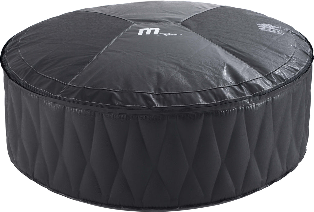 Mspa Mont Blanc, A Premium Inflatable Hot Tub & Spa, 118 Jets, 700w Massage Air Blower, 1350w aqua Heater, One Piece Easy Install, Round, 2+2 Persons