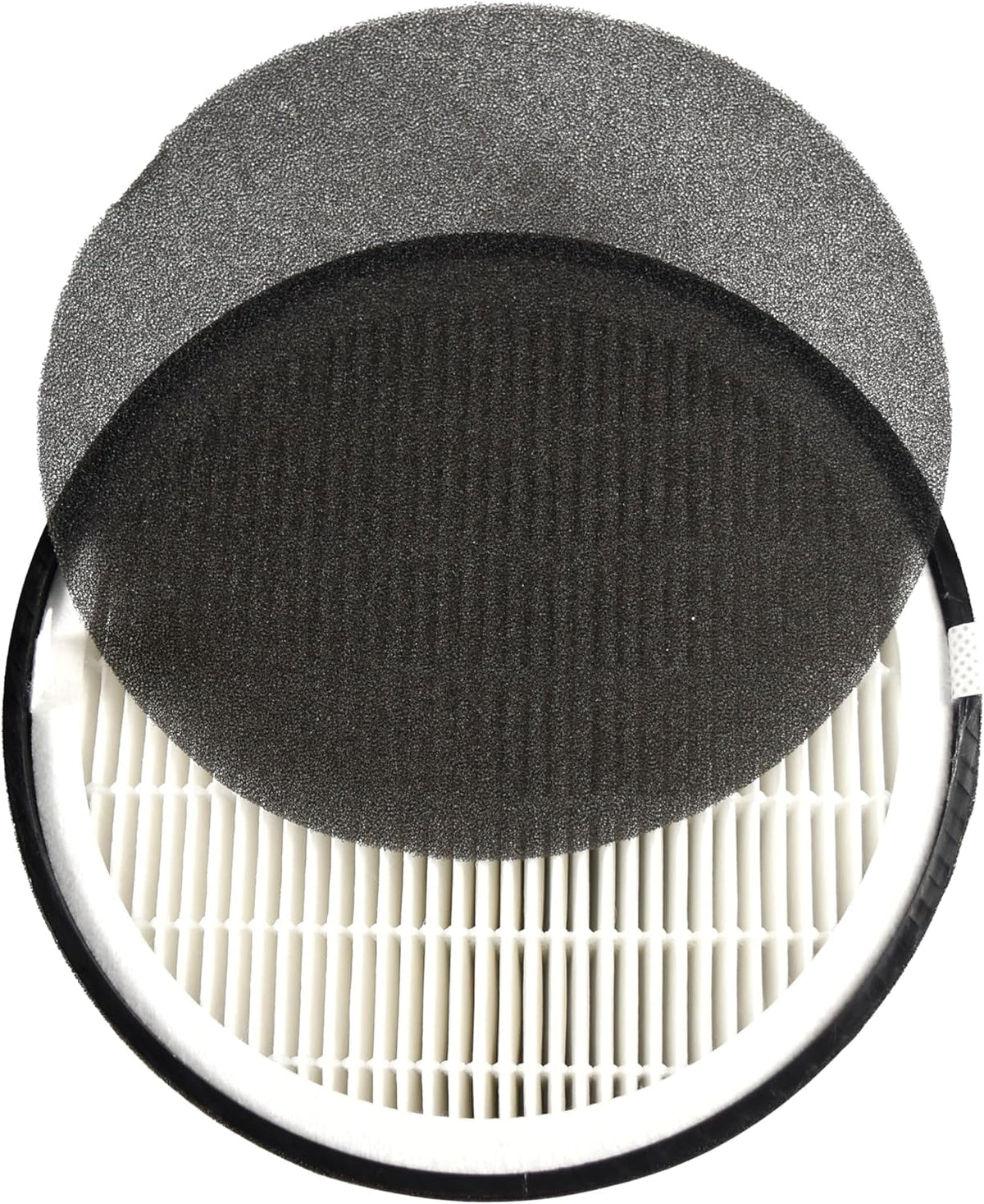 HQRP 4-Pack LV-H132-RF Replacement Filter matching with LEVOIT LV-H132 Air Purifier, 3-in-1 HEPA Activated Carbon Filter Set