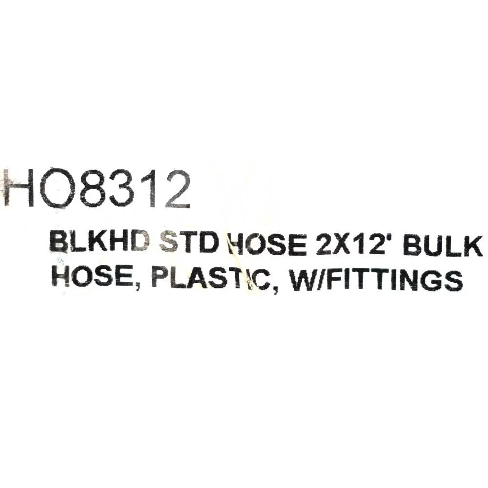 SeaStar vessel Hydraulic Steering Hose HO8312 | 12 FT Black (Set of 2)
