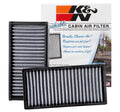 K&N VF2020 Washable & Reusable Cabin Air Filter Cleans and Freshens Incoming Air for your  Mustang Fits select: 2005 HONDA CIVIC, 2002-2006 HONDA CR-V