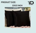 Linen Throw Pillow Covers Set of 2 Farmhouse Waterproof Decorative Pillowcase Soft and Cozy Square Cushion Case for Outdoor and Sofa Chairs