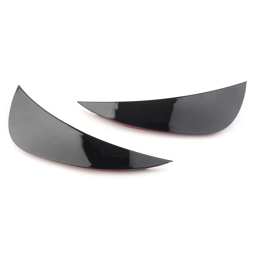 ZS Auto Front Bumper Air Vent protector Trim Glossy Black ABS For Mercedes Benz W205 AMG C-Class C180 C200 C300 C400 2015 2016 2017 2018