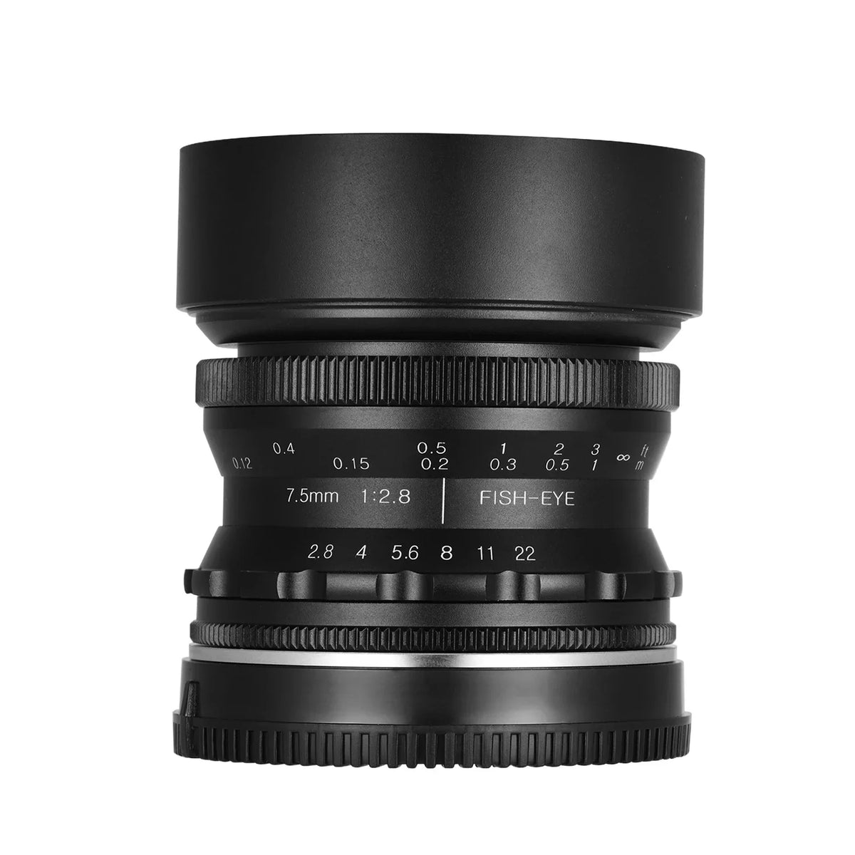 Andoer Camera lens,7.5mm F2.8 Manual Wide Aperture E-mount Lens 180° Wide Aps-c FrameLens matching With F2.8 Manual Fisheye Aperture E-mount Lens A6300 A6000 5100 Camera A6600 A6100 Ainn