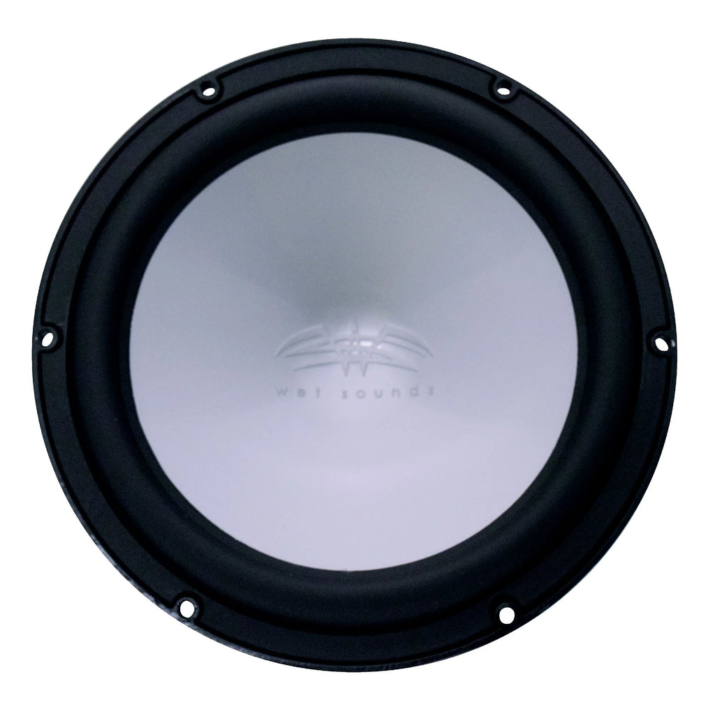 Wet Sounds Revo 10" Subwoofer & Grill - Black Subwoofer & Black Closed Face SW Grill - 4 Ohm