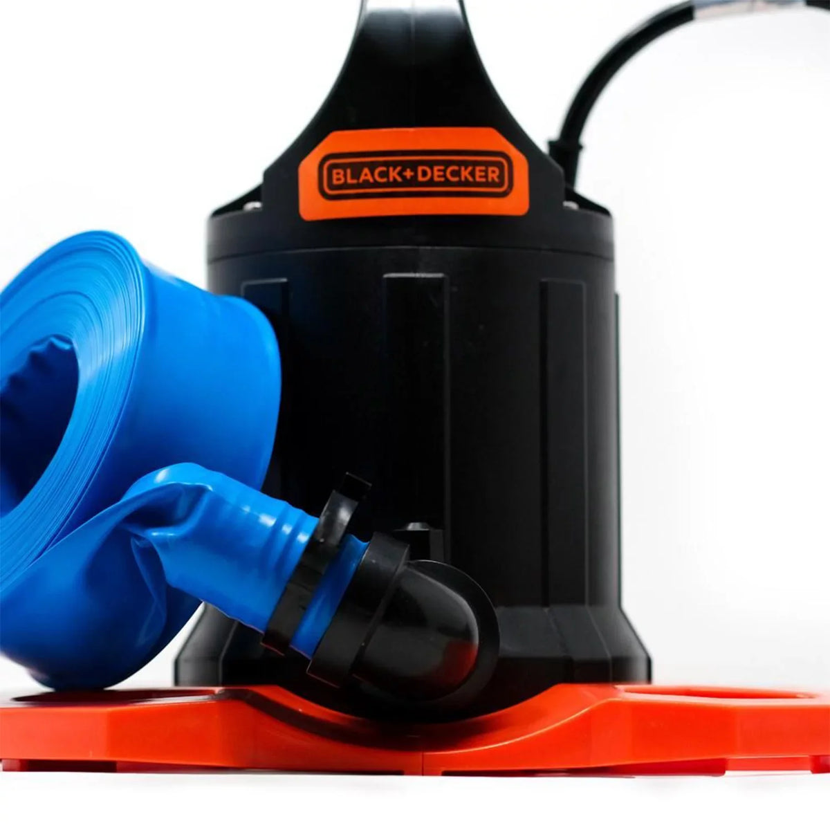 Black+Decker 1500 GPH Submersible Automatic Pool wrap Pump with Discharge Hose