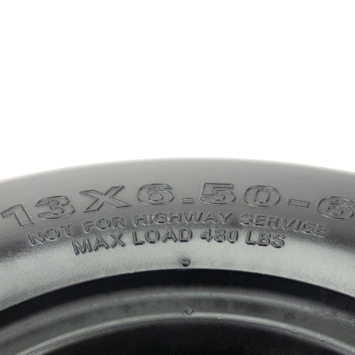 NoAir® (2) Flat Free Wheel Assemblies 13x6.50-6 appropriate With Grasshopper 200 300 400 483865