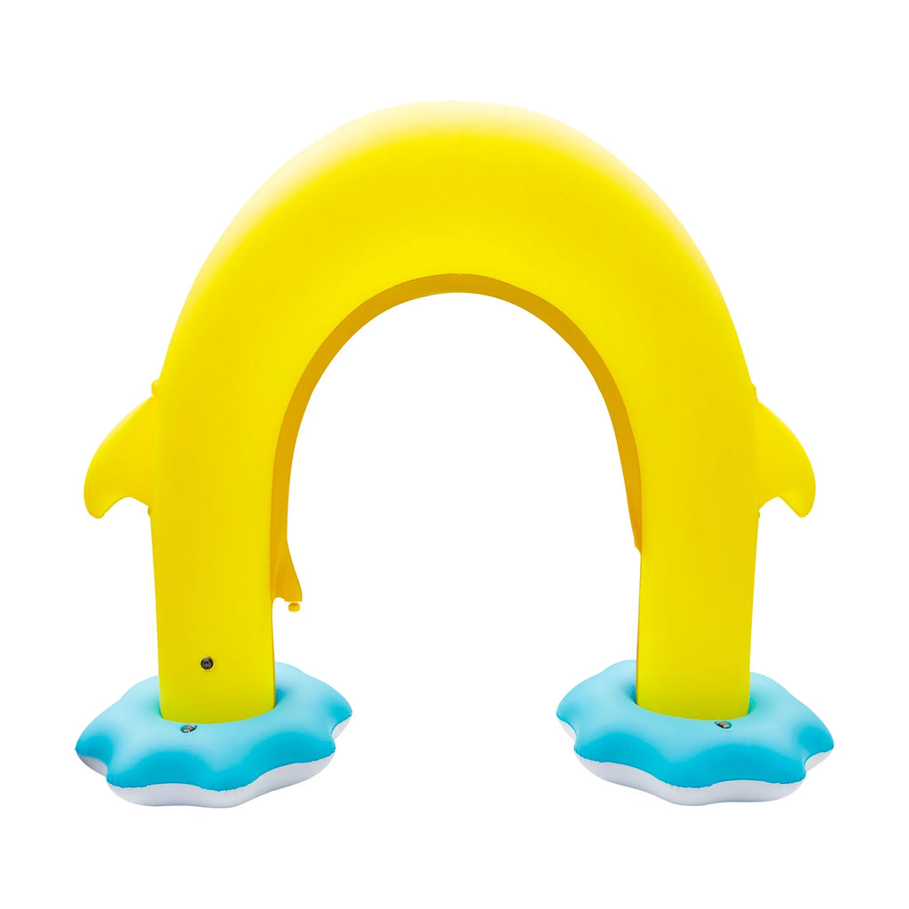 Pinkfong Baby Shark 5ft Inflatable Rainbow Arch, Backyard moisture Sprinkler Summer Fun (Ages 2+)