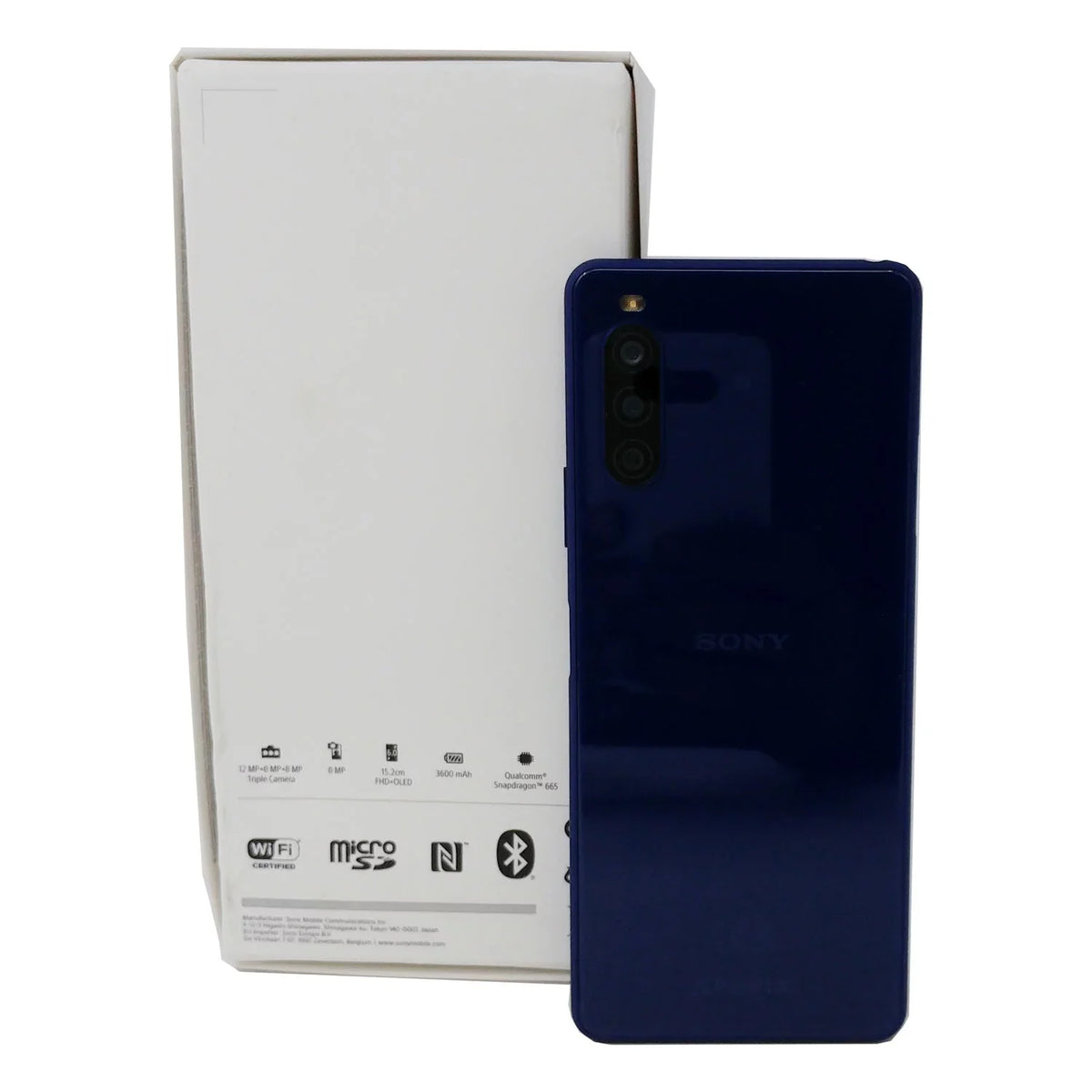 Open Box  Xperia 10 II 128GB XQ-AU52 Dual SIM GSM Unlocked 4G Smartphone - Blue