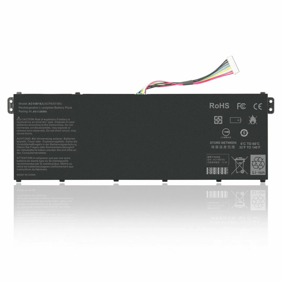 AC14B13J Laptop Battery for  Chromebook CB3-531 CB5-571 CB3-111 C810 C910