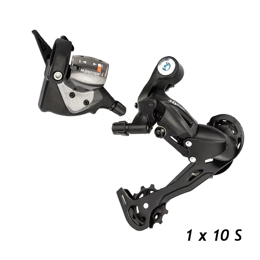 Tomfoto  1x10 Speed MTB Derailleurs Shifter Groupset Bike Crankset 11-50T Cassette Flywheel 10 Speed Chain for MTB Mountain Bike