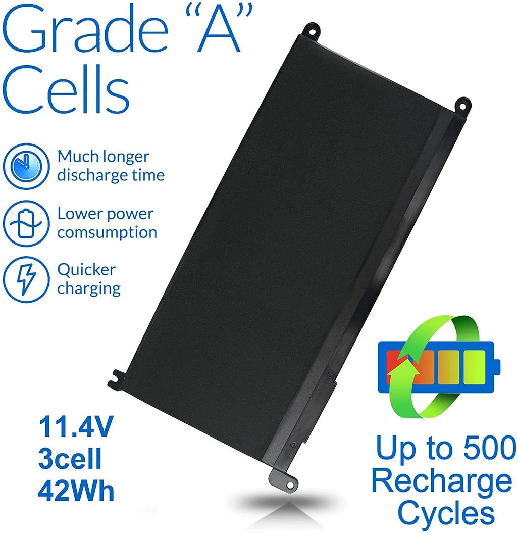 WDX0R Battery for  Inspiron 15 7000 5000 Series 5567 5568 fit P58F P66F P75F