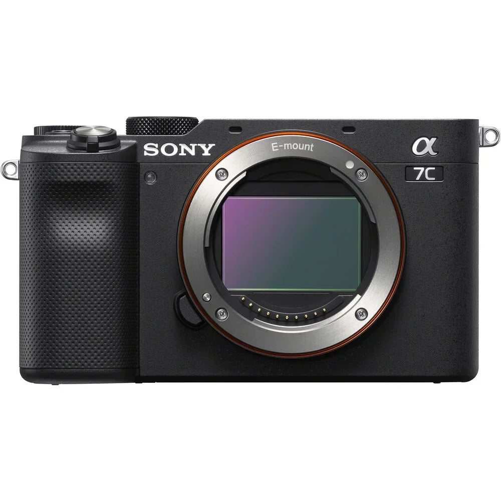 a7C Camera (Black) Camera +24mm f/2.8 G Lens +3 PC Filter +64GB