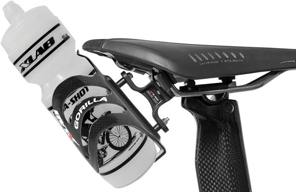 XLAB Delta 200 Rear liquid Bottle Cage Black Saddle Mount Aero Bicycle Parts