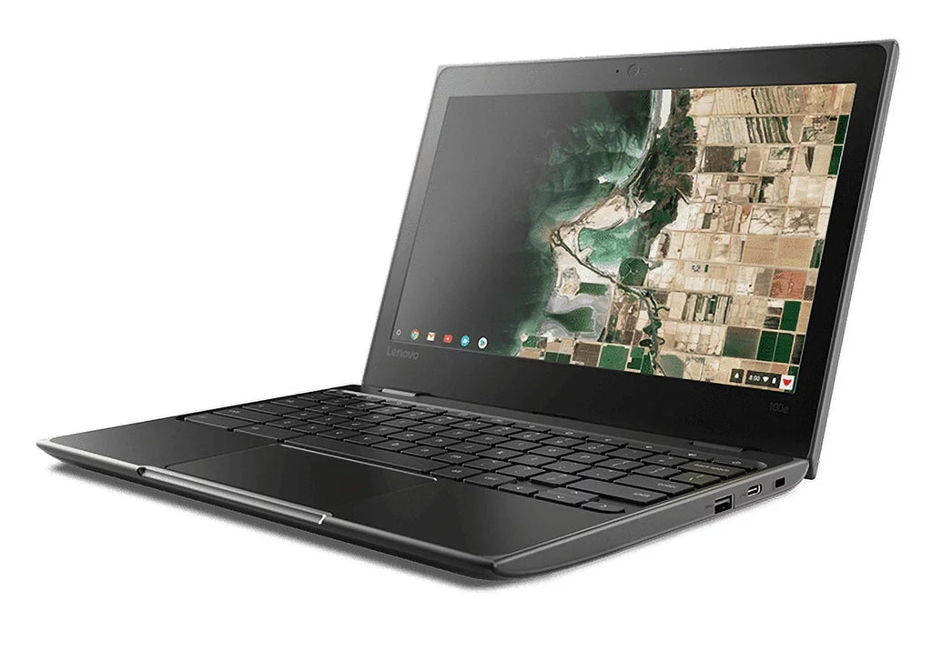 Restored  81QB0000US Chromebook 100e 11.6" HD MediaTek MT8173C 2.10GHz 4GB RAM 32GB eMMc Chrome OS Black (Refurbished)