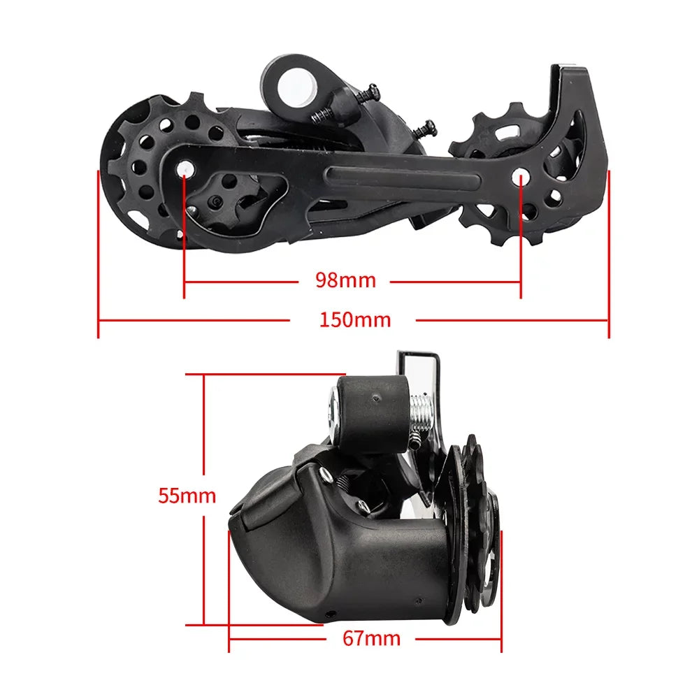 Tomfoto  1x10 Speed MTB Derailleurs Shifter Groupset Bike Crankset 11-50T Cassette Flywheel 10 Speed Chain for MTB Mountain Bike