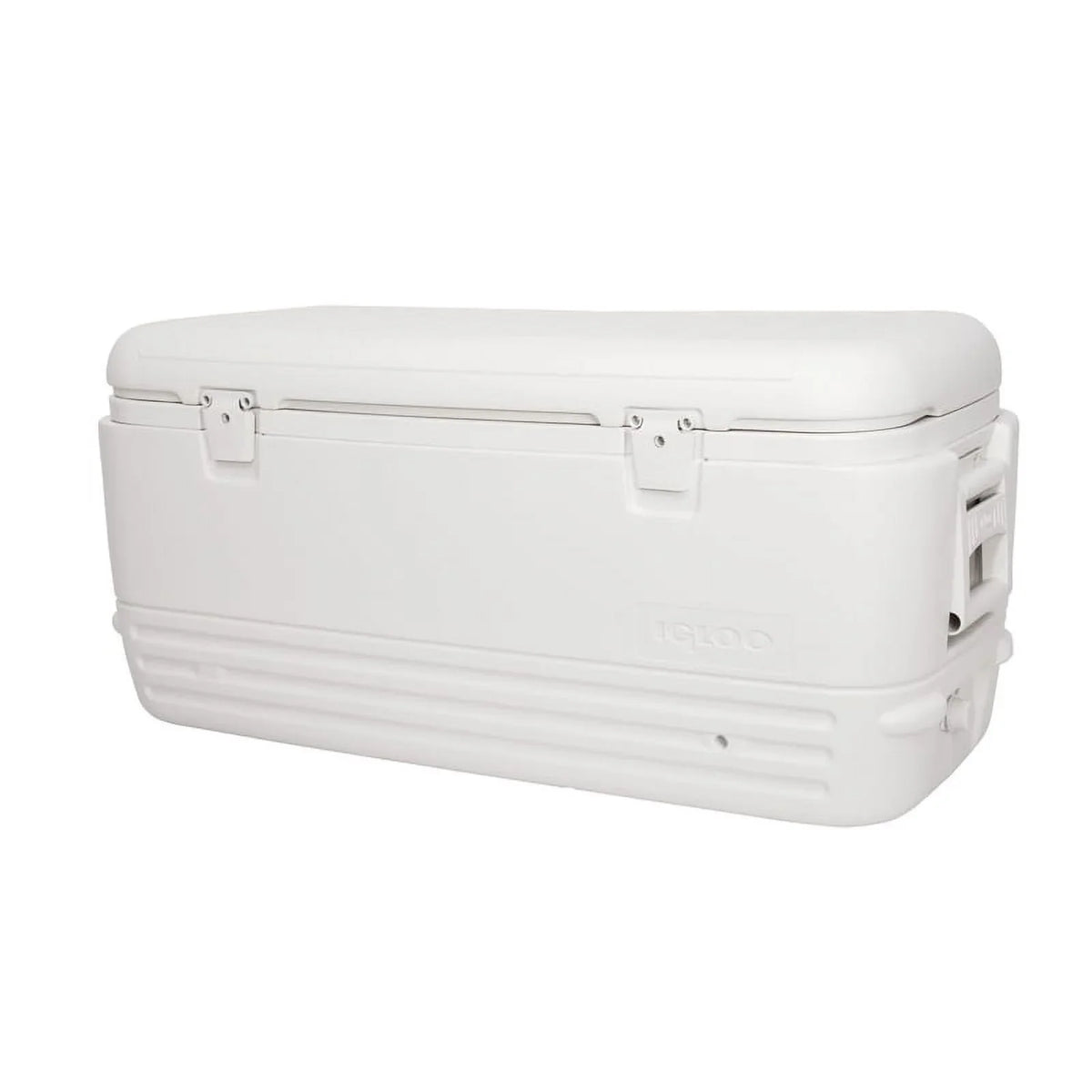 Quick & Cool Polar Ice Chest Cooler, White. Igloo 120 qt