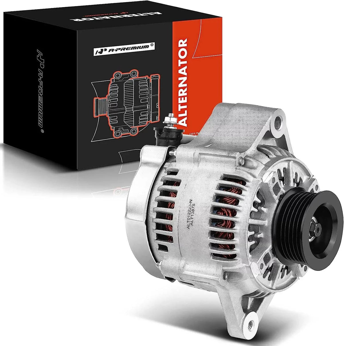 A-Premium Alternator suitable with Isuzu Trooper 2000-2002 & Acura SLX 1999, V6 3.5L, 90Amp 12Volt CW 6-Groove Clutch Pulley