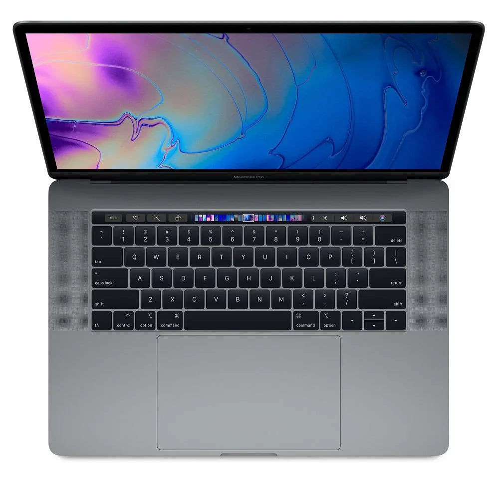 Pre-Owned  Macbook Pro 15.4-inch (Retina, Space Gray, Touch Bar) 2.9Ghz 6-Core i9 (Mid 2018) MR942LL/A 128GB SSD 16GB Memory 2880x1800 Display Mac OS Sierra Power Adapter Included (Good)