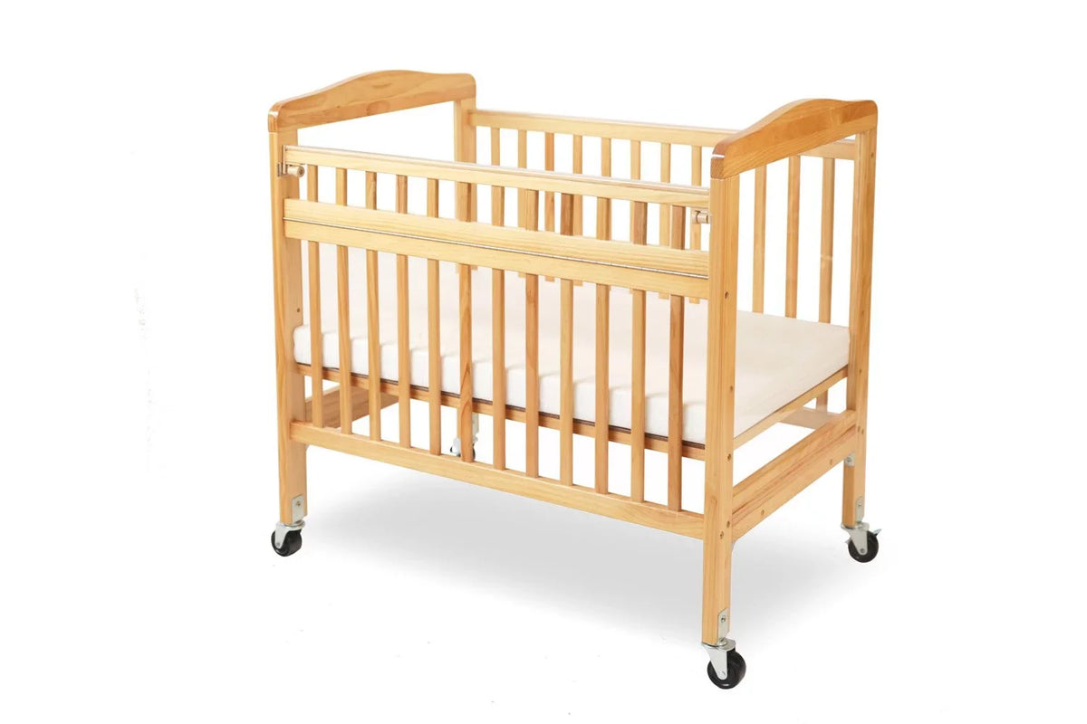 Baby Mini/Portable Non-folding Wooden Window Crib with Safety Gate. L.A
