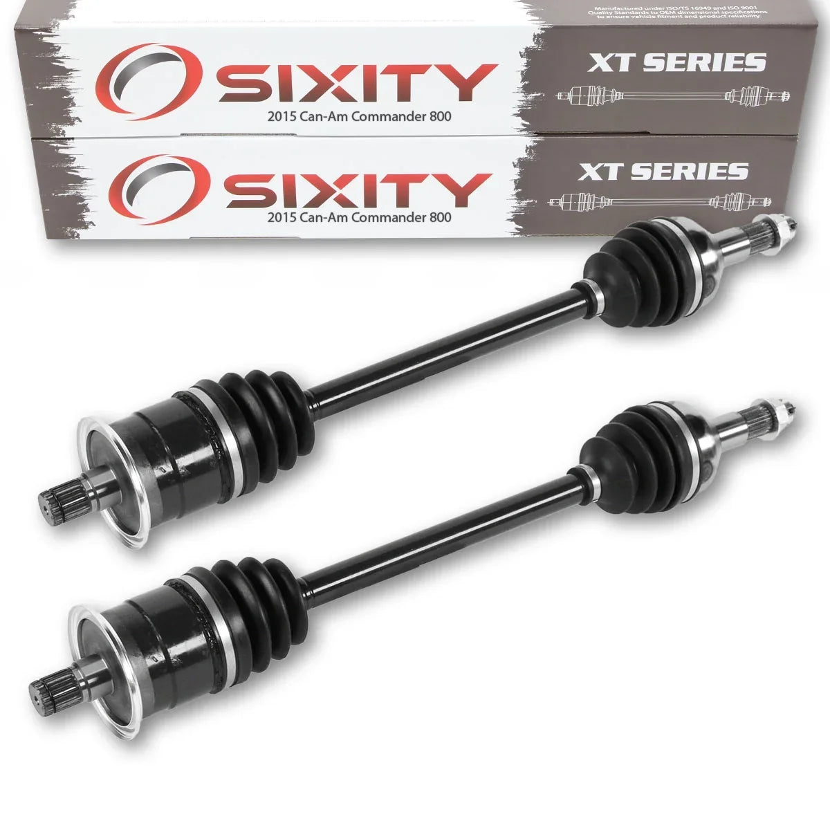 2 pc Sixity XT Rear Left Right Axle suitable with Can-Am Commander 800 2015 - STD DPS XT 4X4