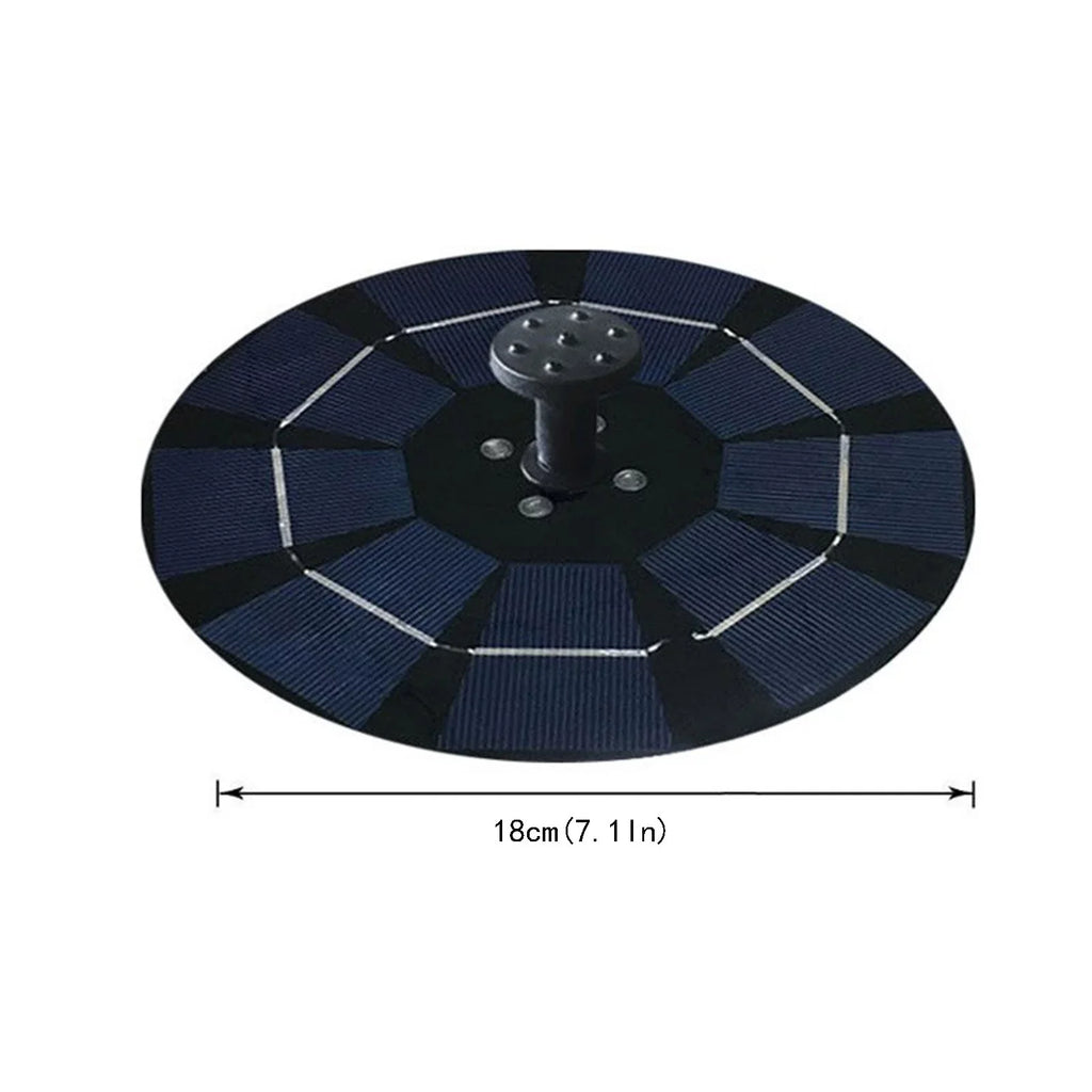 YHAIOGS Solar Pump Freestanding Floating Solar Bird Bath moisture Pump Garden Bird Bath Decor