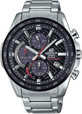 Casio EQS-900DB-1AVCR Edifice Men's Solar-Powered Chronograph Stainless Steel Watch