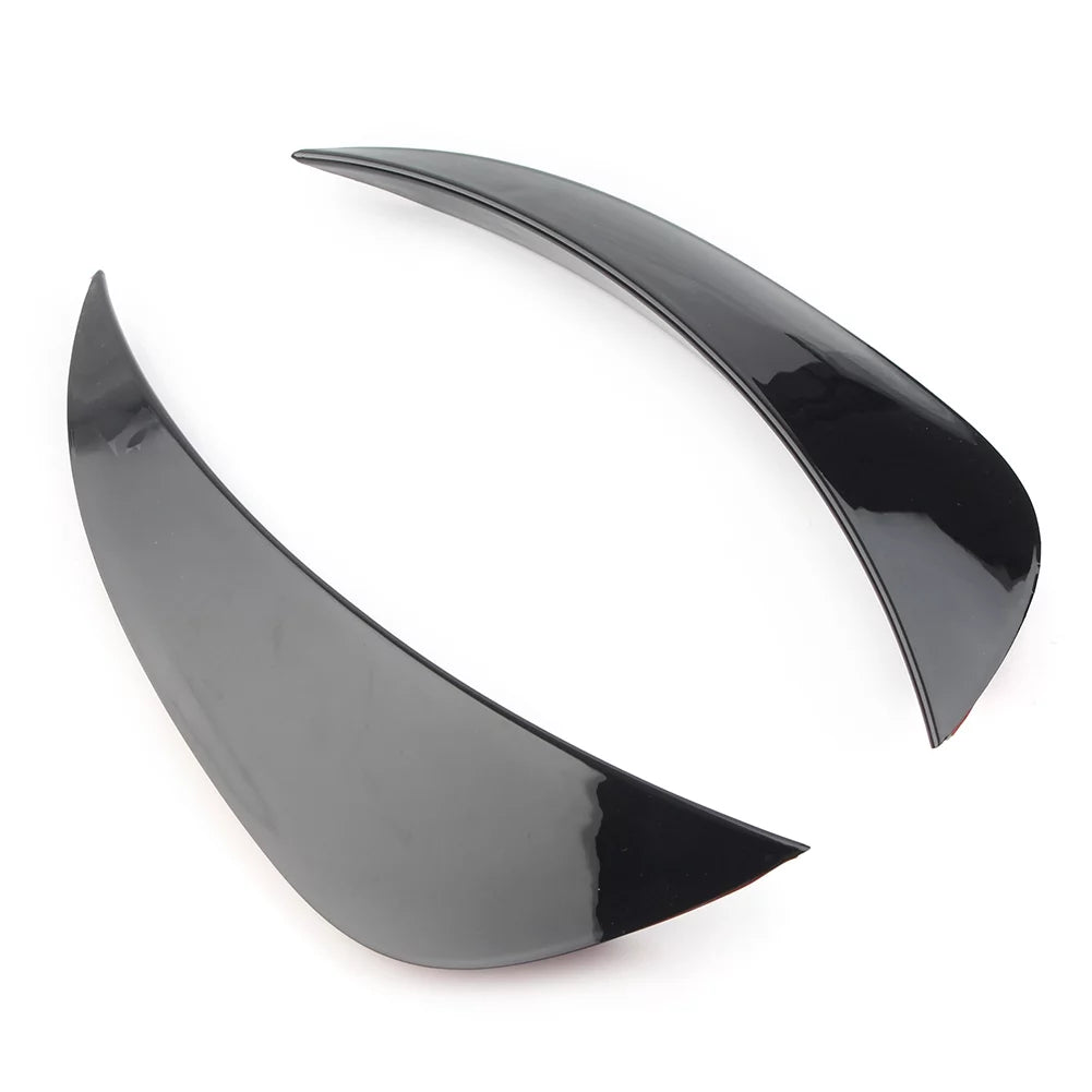 ZS Auto Front Bumper Air Vent protector Trim Glossy Black ABS For Mercedes Benz W205 AMG C-Class C180 C200 C300 C400 2015 2016 2017 2018