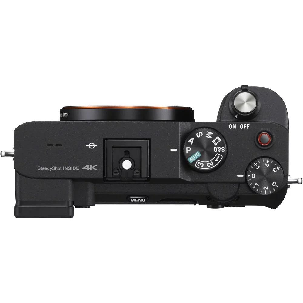 a7C Camera (Black) Camera +24mm f/2.8 G Lens +3 PC Filter +64GB