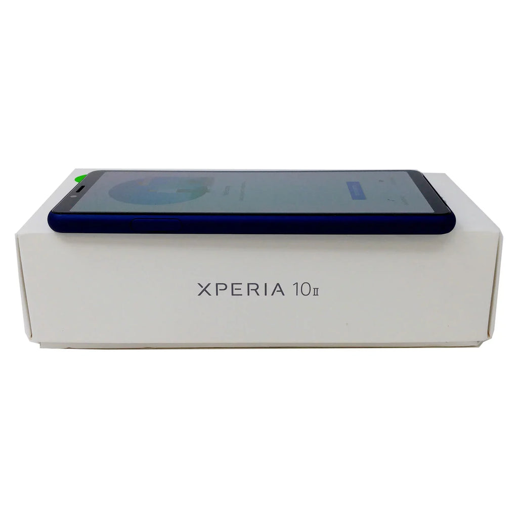 Open Box  Xperia 10 II 128GB XQ-AU52 Dual SIM GSM Unlocked 4G Smartphone - Blue