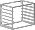Fits 6 Full-Size Sheet Pans.. Wall Mounted Sheet/Bun Pan Rack - 28" x 18" x 21"