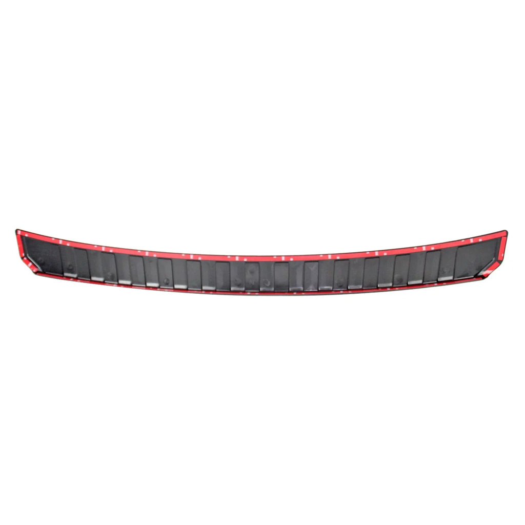 Ikon Motorsports Rear Bumper Protector Trim matching With 2018-2023 Subaru Forester 5th, Unpainted Black Factory Style PP Trunk Sill Trim Plate protector Guard Scratch protector Pad