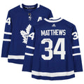Auston Matthews Blue Toronto Maple Leafs Autographed  2022 Hart Trophy Winner Authentic Jersey with ''2022 Hart''