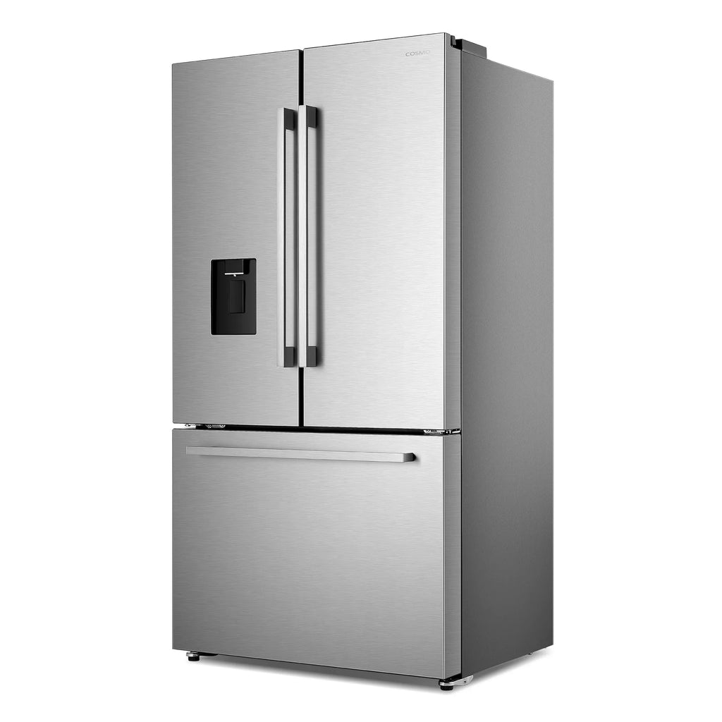 3-Door French Door Refrigerator moisture Dispenser in Stainless Steel. ft. 22.4 cu