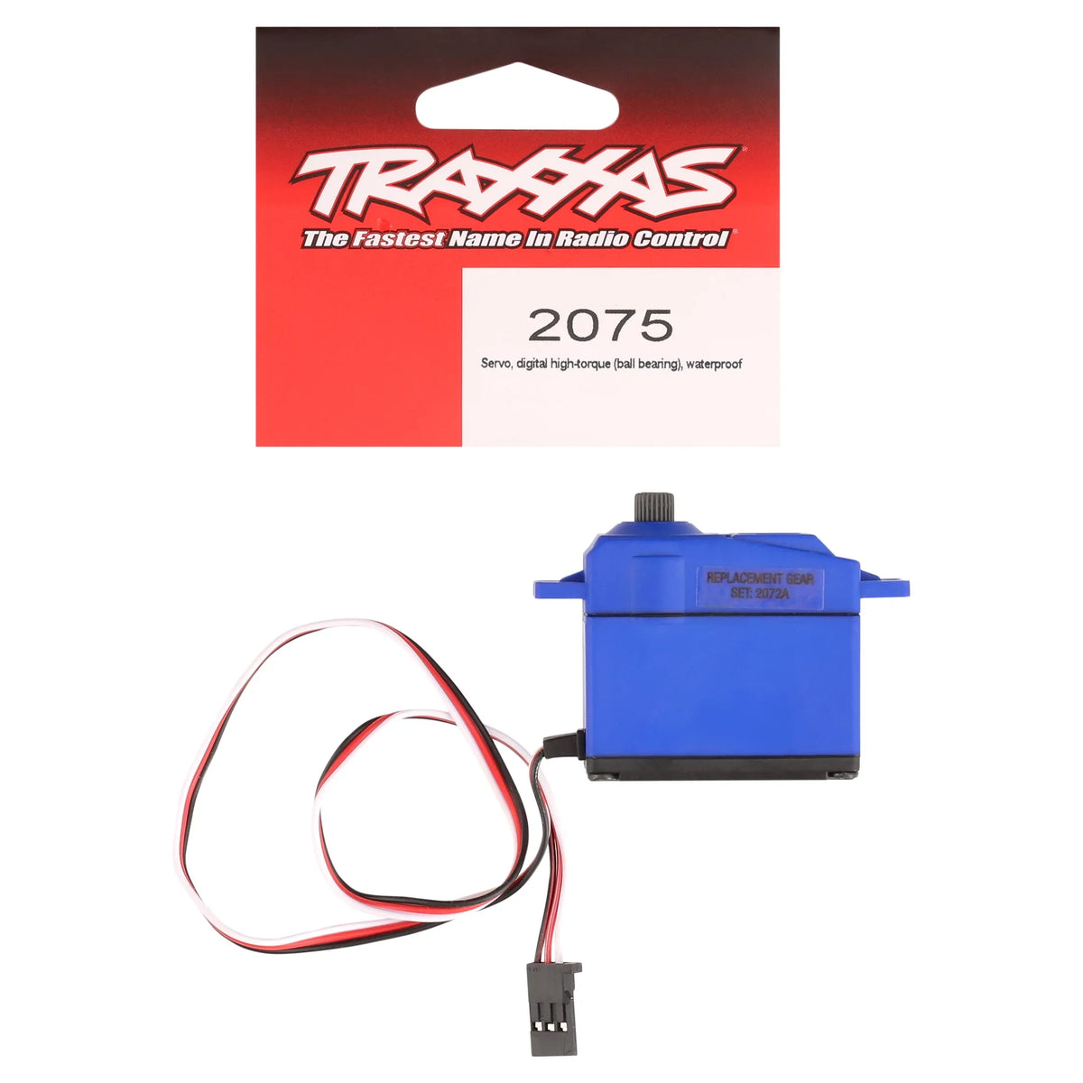 Traxxas 2075 Digital High Torque Waterproof Servo, 125 Ounces of Torque at 6V