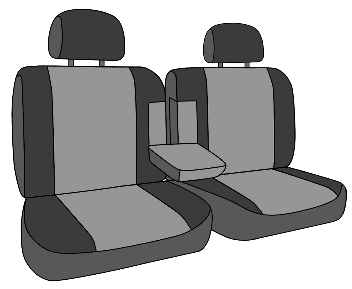 CalTrend Center 50/50 Split Bench TRUETIMBER Seat Covers for 1994-1997  Land Cruiser - TY120-72KA BLAZE Insert and Trim