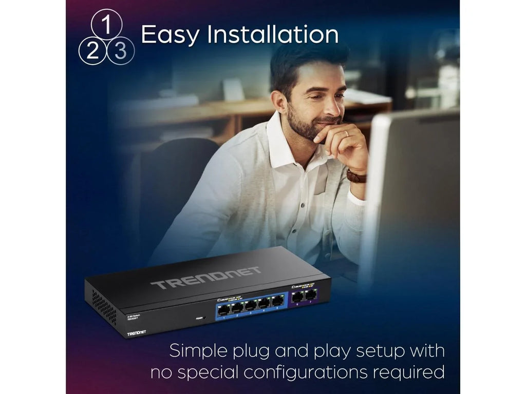 TRENDnet  TEG-S327, 7-Port Multi-Gig Switch