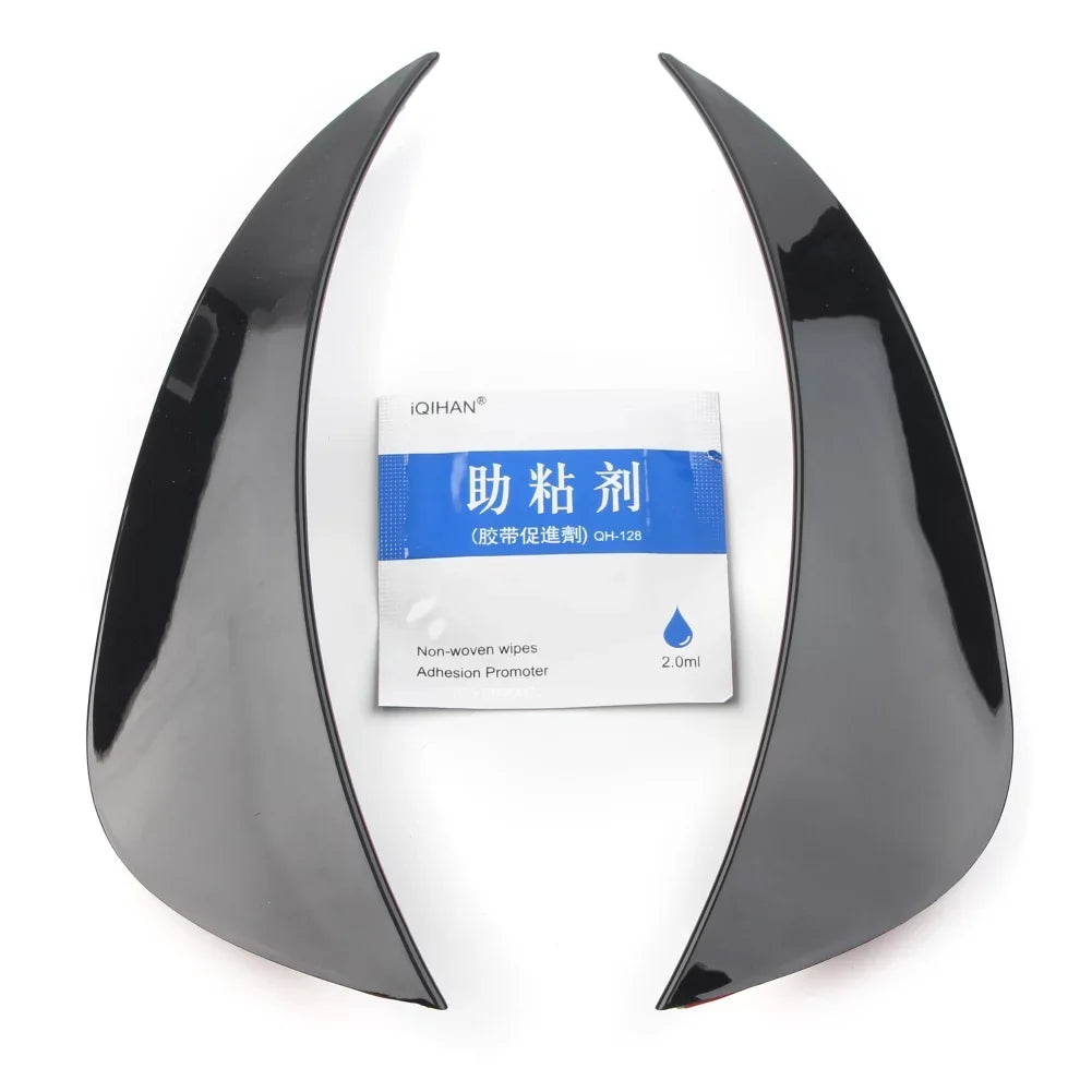ZS Auto Front Bumper Air Vent protector Trim Glossy Black ABS For Mercedes Benz W205 AMG C-Class C180 C200 C300 C400 2015 2016 2017 2018