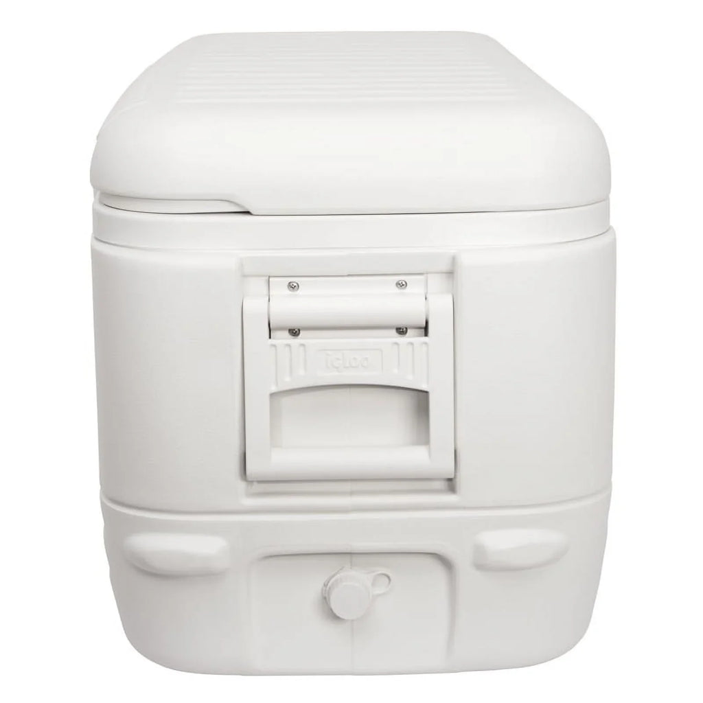 Quick & Cool Polar Ice Chest Cooler, White. Igloo 120 qt