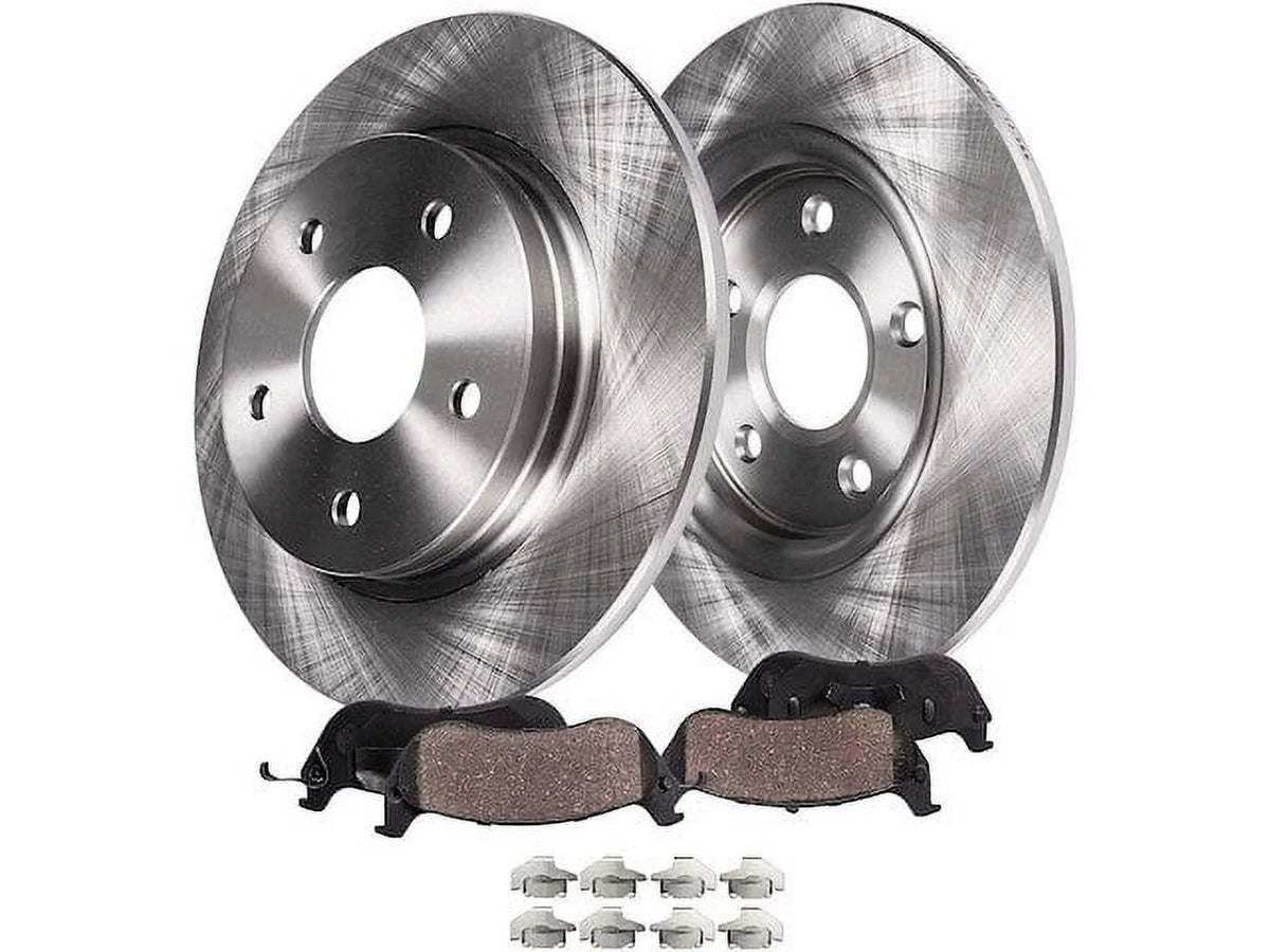 Rear Brake Pad and Rotor Kit - suitable with 2012 - 2019 Dodge Journey 2013 2014 2015 2016 2017 2018