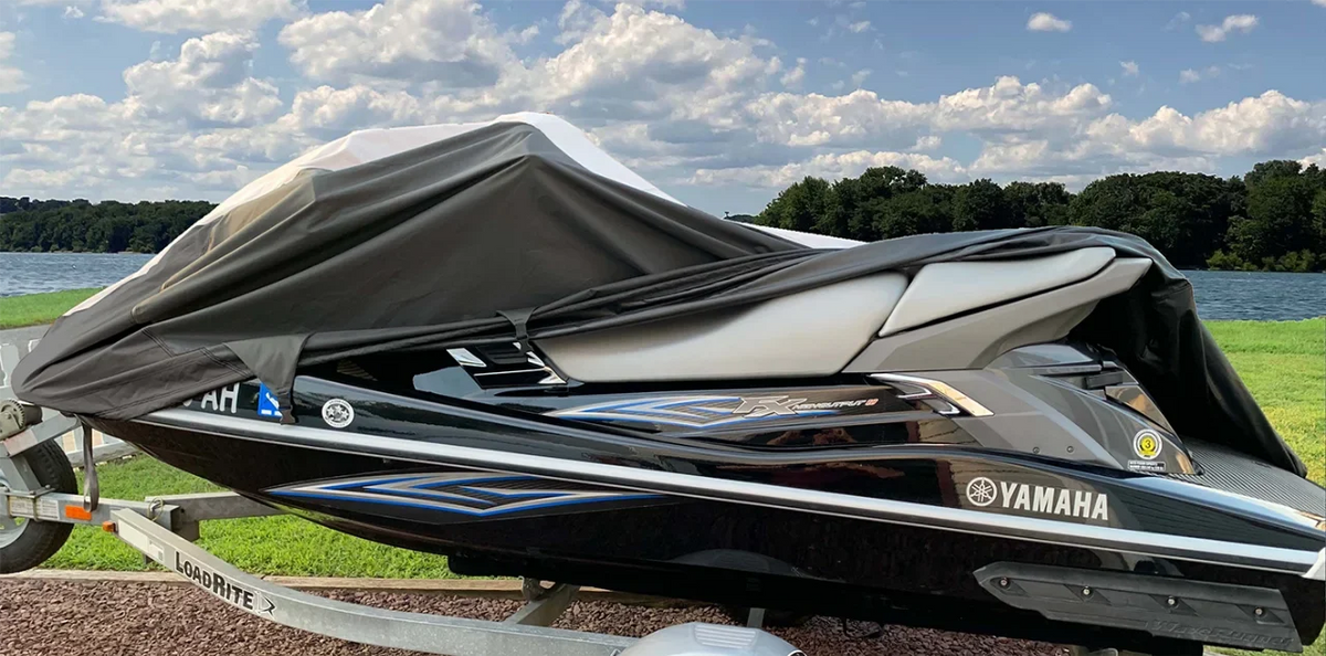 SUPER HEAVY-DUTY PWC 600D JET SKI protector appropriate for Polaris Genesis i 2001 2002 2003 2004